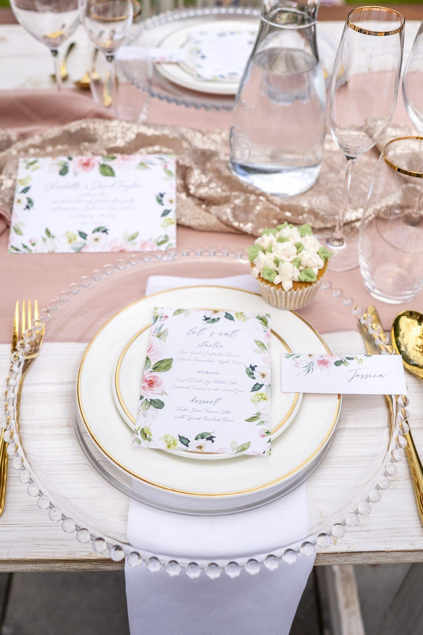 Glass Bead Charger Plate 33cm AB Event Hire