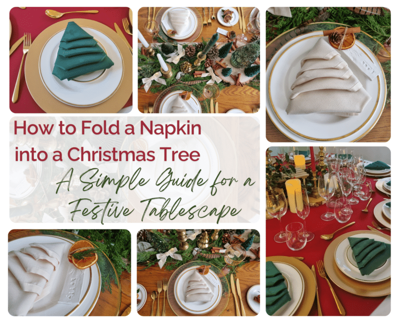 How to Fold a Napkin into a Christmas Tree: A Simple Guide for a ...